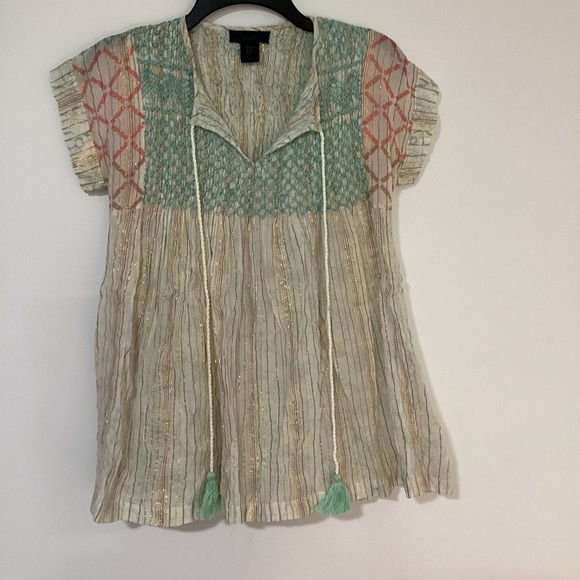 RACHEL Rachel Roy Smocked Blouse - Picture 1 of 6
